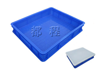 X286草莓视频网站周转箱（箱盖可选，可带眼）